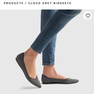Rothy’s Cloud Grey Birdseye flats 🥿